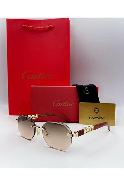 Cartier Beautifully Designed بديله Sunglasses With All Accessories