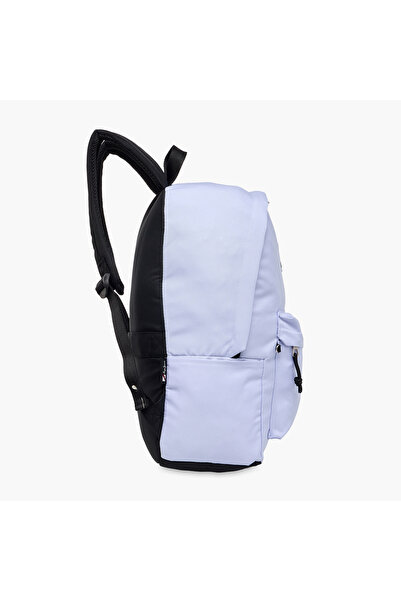 Pepe Jeans حقيبة ظهر أريس الصلبة بسحاب إغلاق وجيب قلم رصاص - 33×44×21 سم