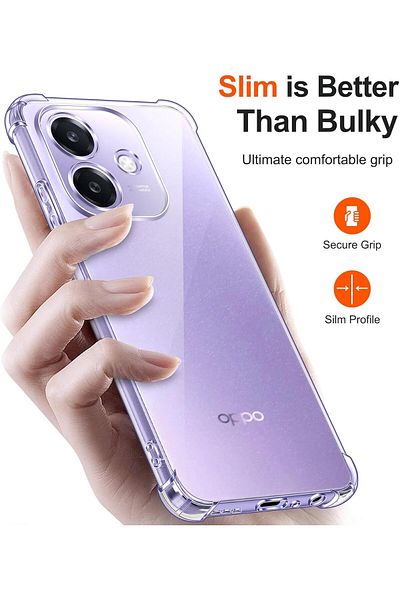 ALC MOBILE Anti-shock, transparent case compatible with Oppo A40 4G