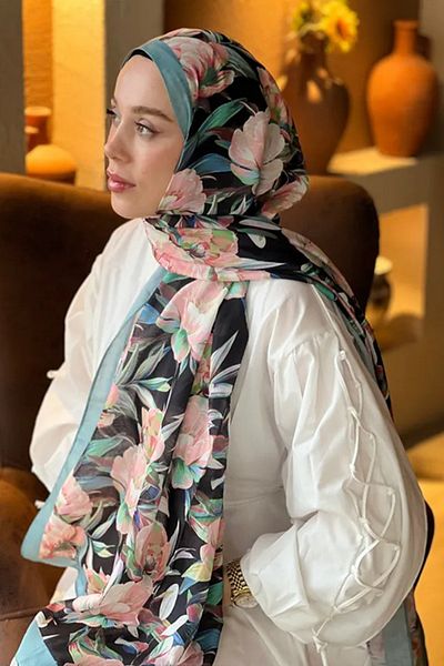 Tesettür Diyarı Seta Pattern Lina Shawl