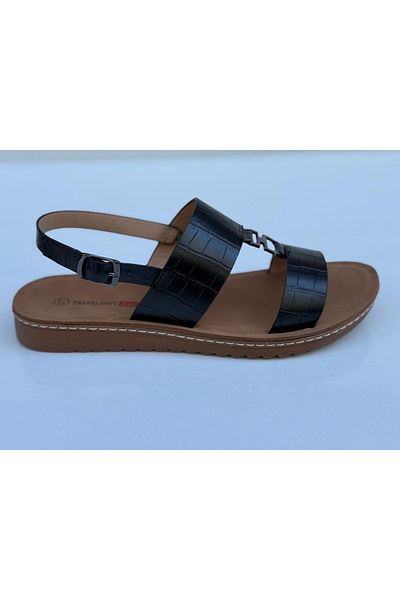Travel Soft INT1223Y048 Γυναικεία μαύρα σανδάλια 3FX