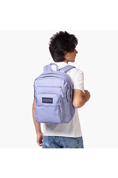 Jansport Solid Backpack with Adjustable Straps and Zip Closure - 19x33x44 cms