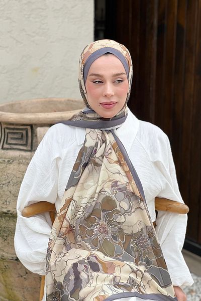 Tesettür Diyarı Alice Pattern Lina Shawl