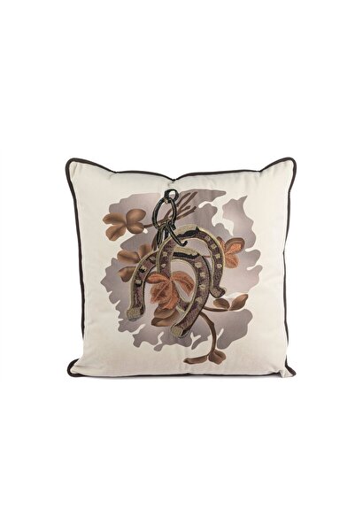 Mikasa Moor Pegasus 55x55 Подушка з вишивкою підківкою