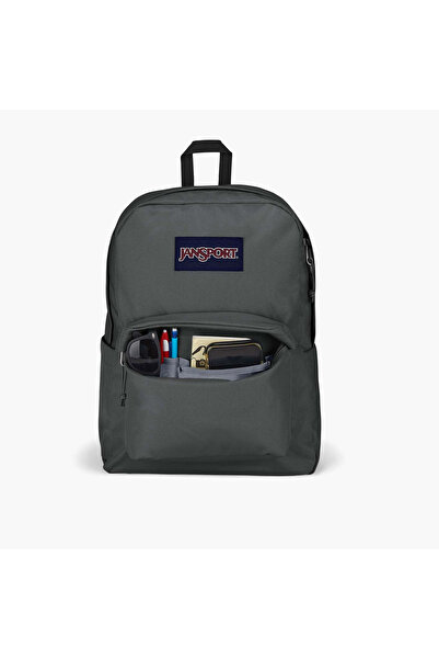 Jansport Solid Backpack with Adjustable Straps and Zip Closure - 60x40x46 cms