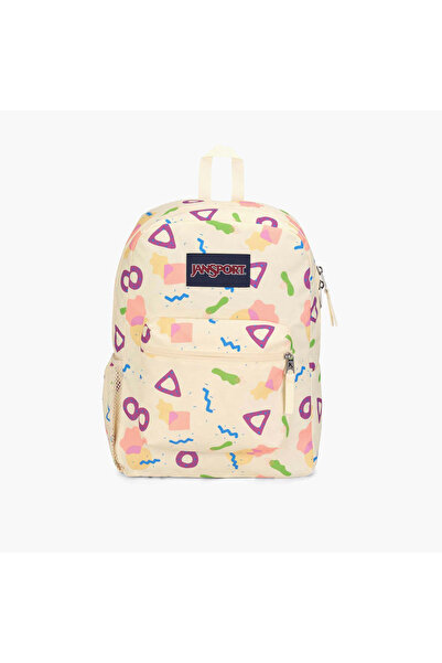 Jansport Printed Backpack with Adjustable Straps - 44x21 cms Lifetime Warranty