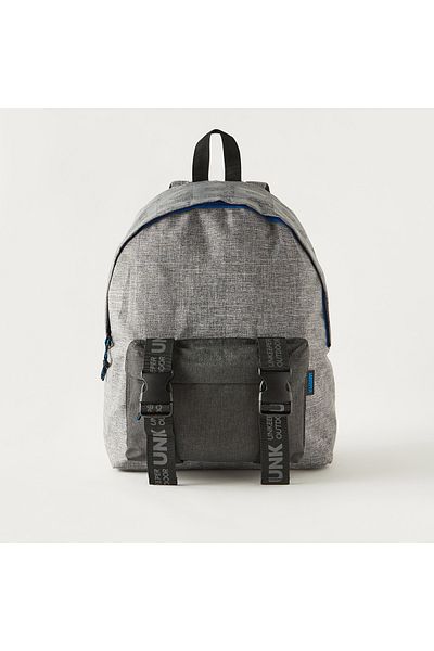 Unkeeper Solid Backpack with Adjustable Straps - 15x32x43 cms 1-Year Warranty