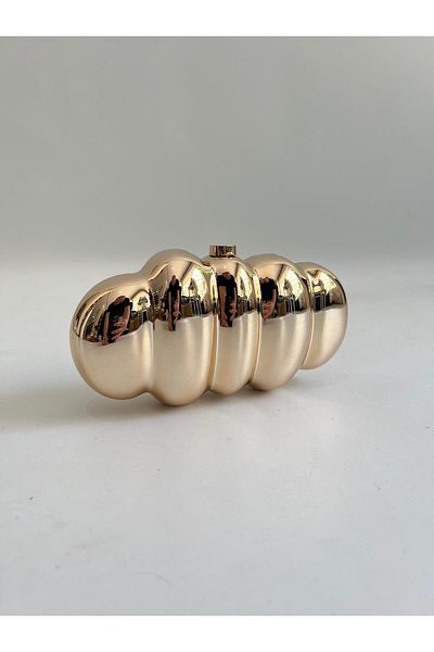 Mia Collection Βραδινό φόρεμα Aura Μοντέλο Τσάντα αρραβώνων Χρυσή