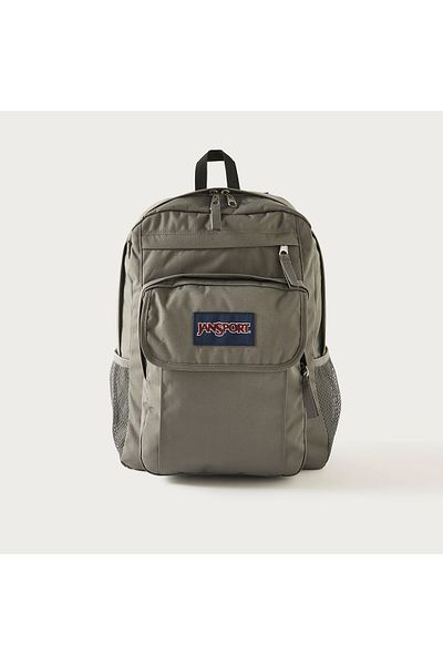 Jansport حقيبة ظهر متينة مقاس 15 بوصة مع أحزمة قابلة للتعديل وإغلاق بسحاب
