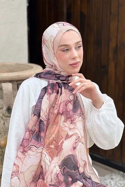 Tesettür Diyarı Alice Pattern Lina Shawl