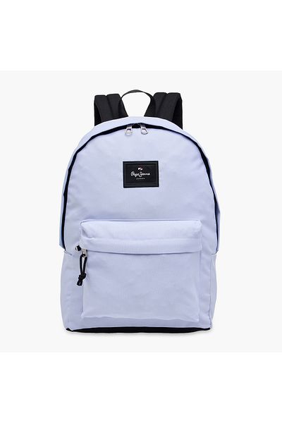 Pepe Jeans Aris Solid Backpack with Zip Closure and Pencil Pouch - 33x44x21 cms