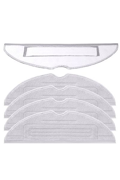 NewEvo Set of 4 x NewEvo full mop cloths, compatible with Xiaomi RoboRock S7, S7 PLUS, S7 MAX, S7 MAXV, S70