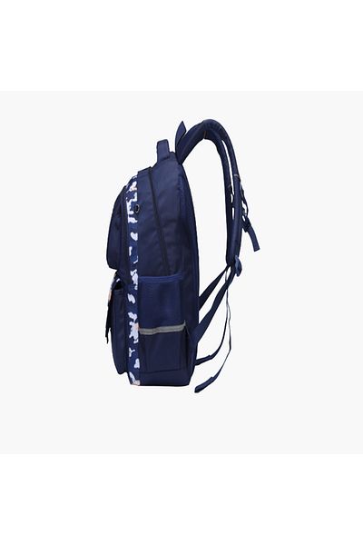 Atlas Printed Backpack with Adjustable Straps - 28x10x45 cms