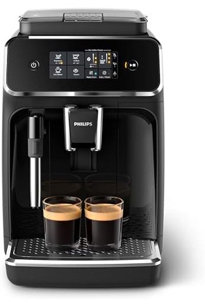 Philips Fully Automatic Espresso Machine 2200 Series - 2 Coffees, Milk Frother, Gray - Ep2224/43