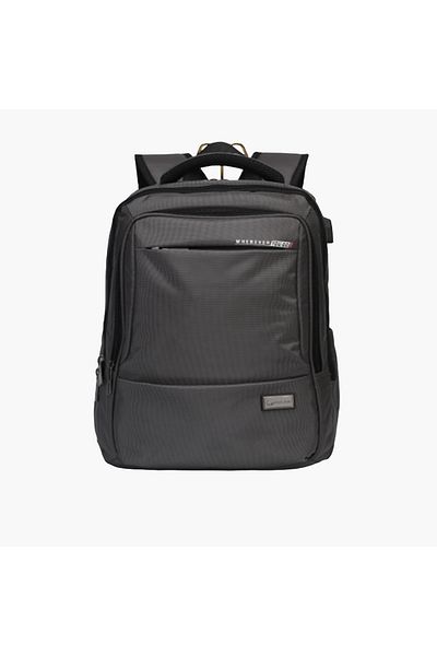 Atlas Solid Backpack with Adjustable Shoulder Straps - 28x10x43 cm