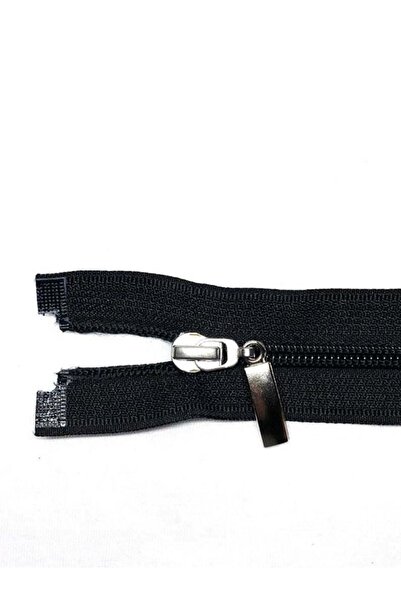 e tuhafiye 60 Ve 80 Cm Altı Açılan Siyah Mont Fermuarı Tip10 (2 ADET)