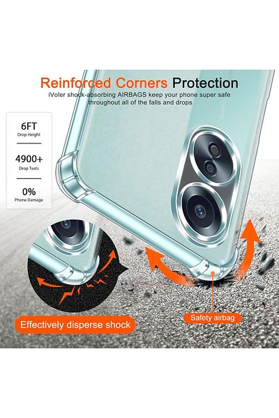 ALC MOBILE OPPO A98 5G Transparent Shockproof Case