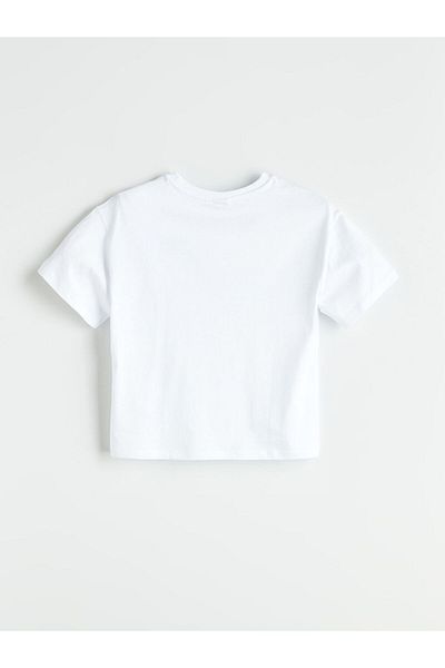 LC Waikiki Tricou pentru fete cu gât crew pentru sezon nou - S5RK08Z4