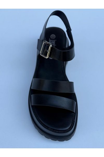Butigo INT1220Y807 3FX Sandale negre pentru femei