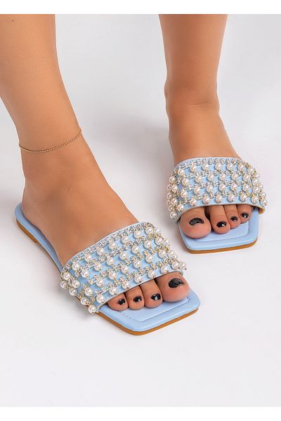 starlike Women's blue slippers A063