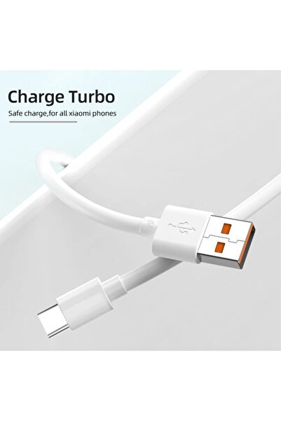 Okyanustech Xiaomi Mi Uyumlu Turbo Hızlı Şarj Kablosu 90W Xiaomi 15 15S Pro Ultra 14 Ultra Poco F7 Pro X7 Pro F6