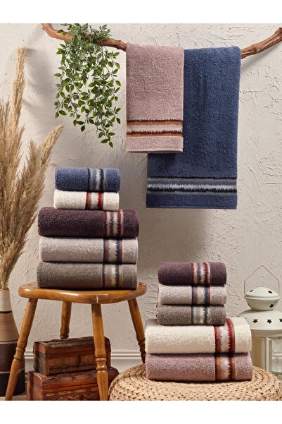 Şıkel 70x140 Banyo Havlusu 6'lı Cotton Nabız