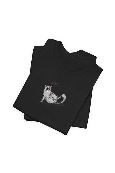 IVART I'm Cold So Tomorrow Θέμα γάτας-unisex-100% βαμβακερό λαιμόκοψη κοντομάνικο κανονικό μπλουζάκι-τώρα