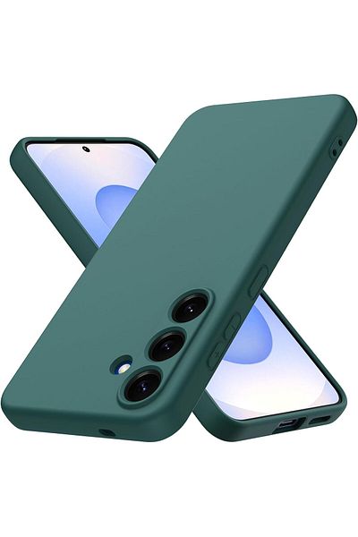 Samsung Soft Touch Case, slim, ALC Mobile, anti-shock, compatible with Samsung Galaxy A16, Dark Green Tpu