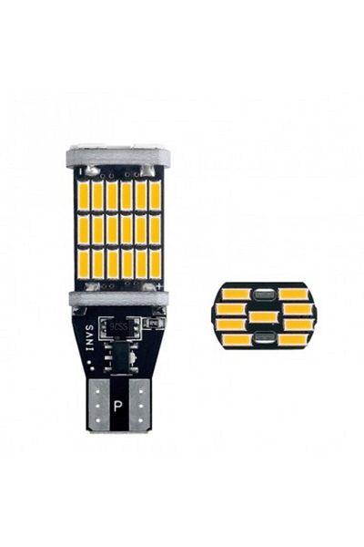 Xenon Bright Bec auto cu LED-uri Canbus T15 (W16W) 45 SMD 4014 12V - T15-4014-45LED-ROȘU
