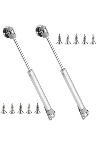 prokarpfishig Set 2 amortizoare cu gaz, KkvoGmle, Zinc, 100N, 270mm, Argintiu