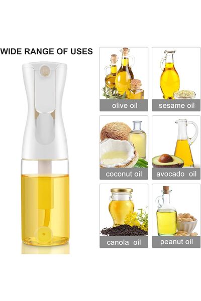 Titiz 1 adet beyaz Sprey Cam Yağlık Yağdanlık Airfryer Fritöz Yağ Püskürtücü Fısfıs 230