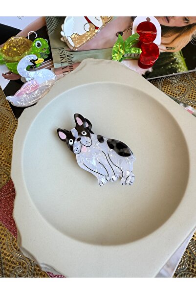 Finery by Nerrs Sevimli French Bulldog Kemik Toka (10 CM)