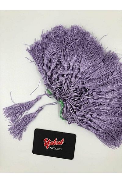 Fiyonks Atölye Tassel Silky Handmade Soft Handcrafted Mini Tassels Bookmark Ornament Tassels 100Pcs