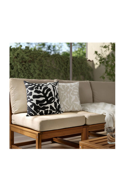 IKEA Grönknavel Pillow Case, Black-White, 50X50 Cm,