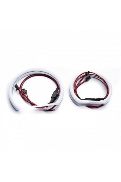 Xenon Bright Kit faruri Angel Eyes LED COTTON pentru BMW E46 COMPACT 2X131MM + 2X106MM