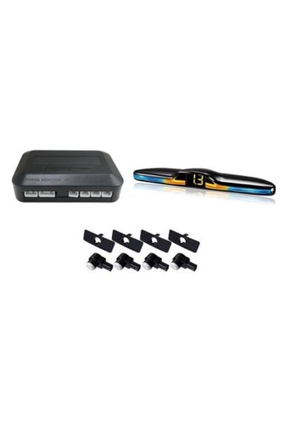 Xenon Bright Senzori de parcare cu afișaj LED PK-666 tip OEM 16,5 mm argintii
