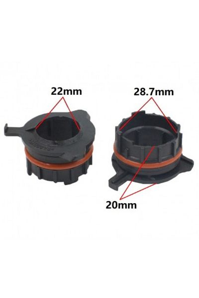Hartan Mercedes-Benz Set of 2 LED H7 adapters Mercedes-Benz - B25-H7