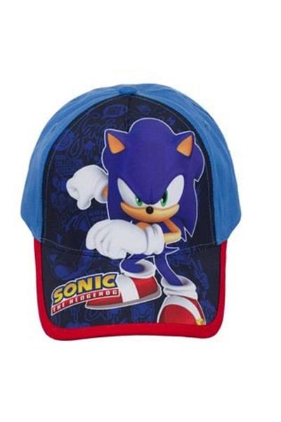 OEM Șapcă albastră din bumbac Sonic pentru copii