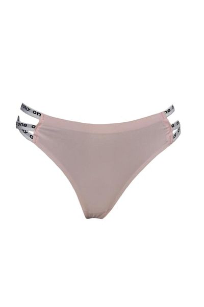 ioana boutique textile Thong panties without seams, CH1820, dusty pink, XL