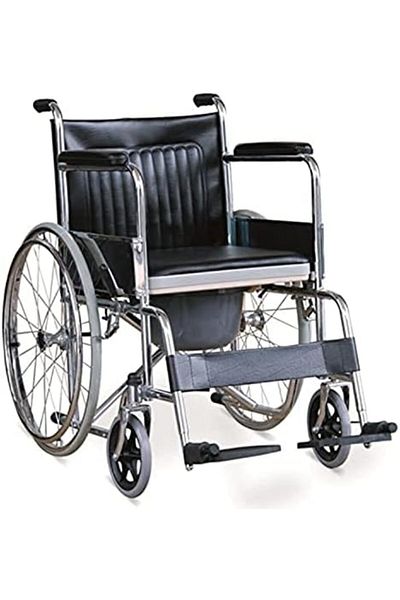 Generic Economic Wheelchair Steel Frame Bathroom Chair Medical Bathroom Chair - JL609