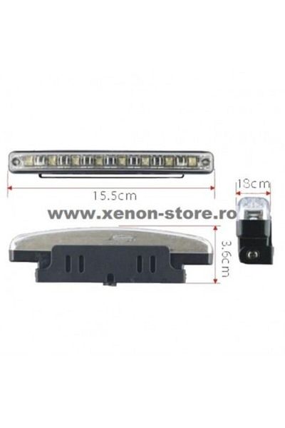Xenon Bright Daytime running lights DRL 8led*0.6W