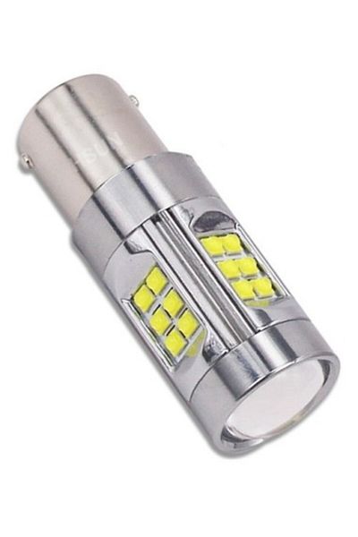 Xenon Bright Car LED WHITE 150W BA15S, 12V-24V Canbus 30 LEDs CREE 5W - 1156-150W