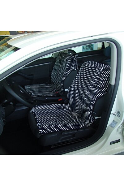 BsElektronik Covorașe auto cu perne, cu pete, 2 bucăți, concepute pentru scau...