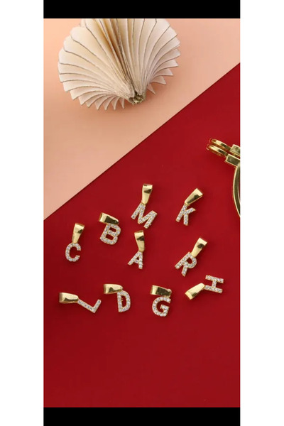 Wind Silver Harfini Seç Kolye Ucu 925 Ayar