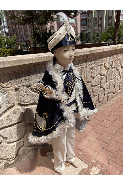 maşidem kostüm Larcivert Pelerinli Sünnet Takımı