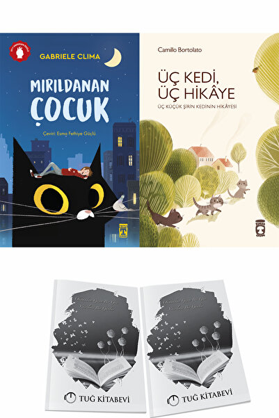 Genç Timaş Mırıldanan Çocuk ve Üç Kedi Üç Hikaye + Hediyeli