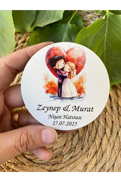 FORONEUS 20 Adet Düğün, Nişan, Söz, Nikah, Kına Magnet Hediyelik