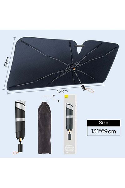 Baseus Cool Ride Car Windshield Sunshade - Black