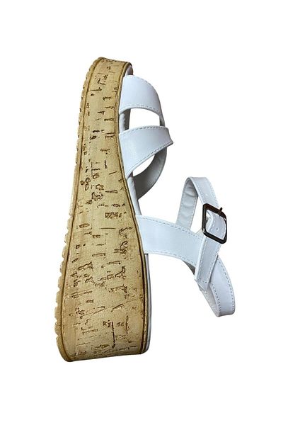 Shoes Women's Wedge Heeled Thick Soled Cross Strap Summer Shoes