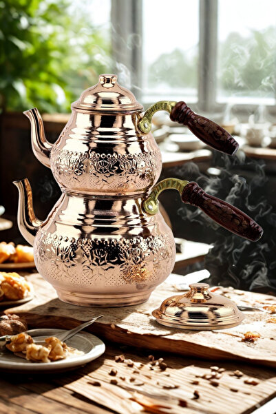 Copper Tech Bakır Çaydanlık